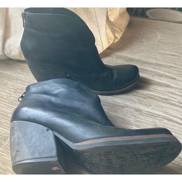 Kork-Ease Black Ankle Boots - Picture 6 of 10